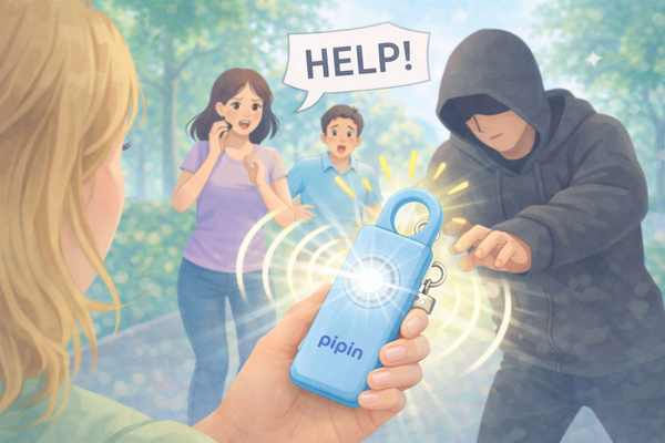 Pipin personal safety alarm for women and kids - Australian Owned 